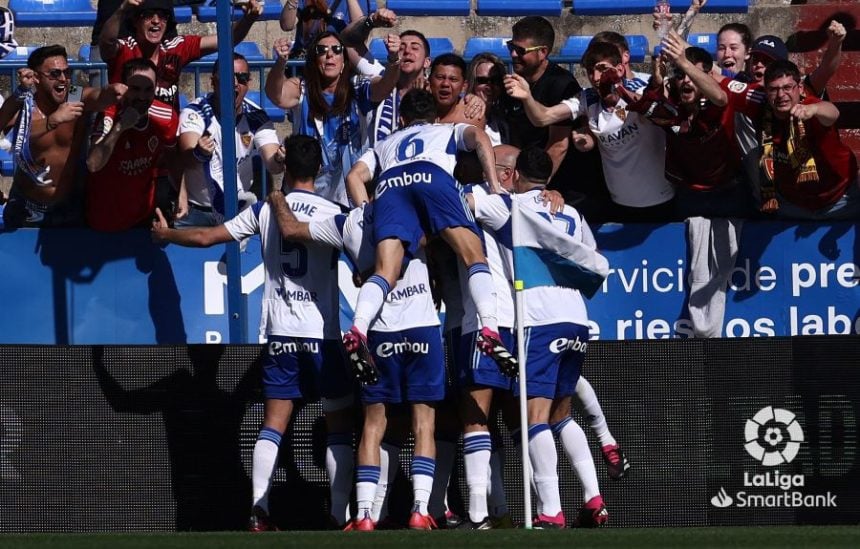 El Zaragoza se impuso de forma rotunda al Leganés. Foto: LaLiga