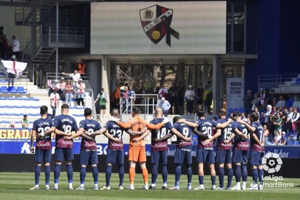 Once inicial de la SD Huesca contra el Burgos. Foto: LaLiga