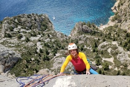 Ester Sabadell, en la imagen, protagonista en Planeta Montaña by Huesca La Magia. Foto: Cedida