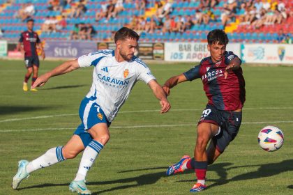 Mario Soberón y Andrés Martín; Real Zaragoza vs Racing de Santander