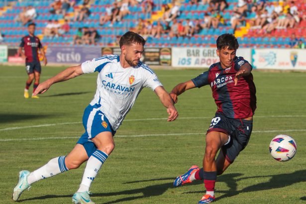 Mario Soberón y Andrés Martín; Real Zaragoza vs Racing de Santander