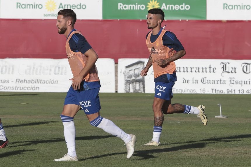 Dani Tasende e Iván Calero, el Zaragoza despliega sus alas