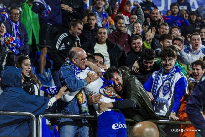 Samed Bazdar, Real Zaragoza, el ángel de la lluvia