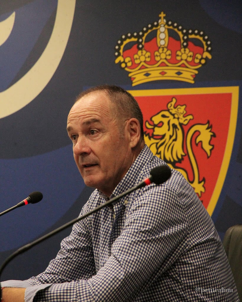 Víctor Fernández Real Zaragoza vs Racing de Santander