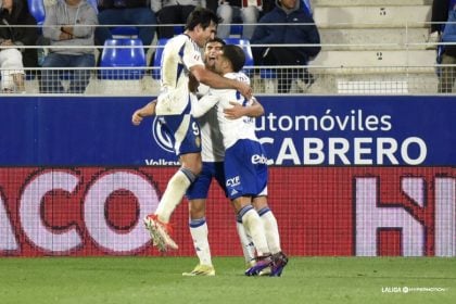 El Real Zaragoza empataba en el 65´ con gol de Iván Azón | FOTO LaLiga