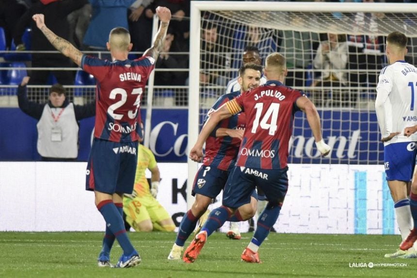 Gerard Valentín, protagonista en el derbi aragonés. | Foto: LaLiga