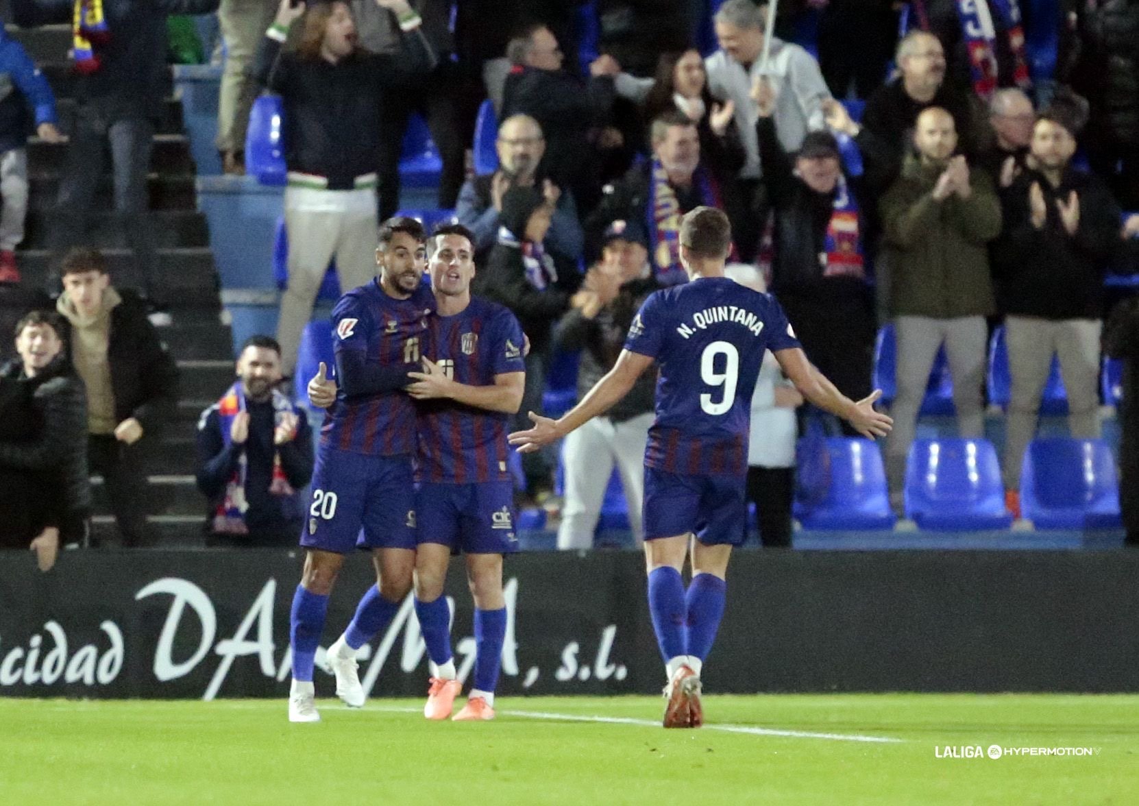 El Huesca cae ante el Eldense en un partido preocupante. Foto: LaLiga