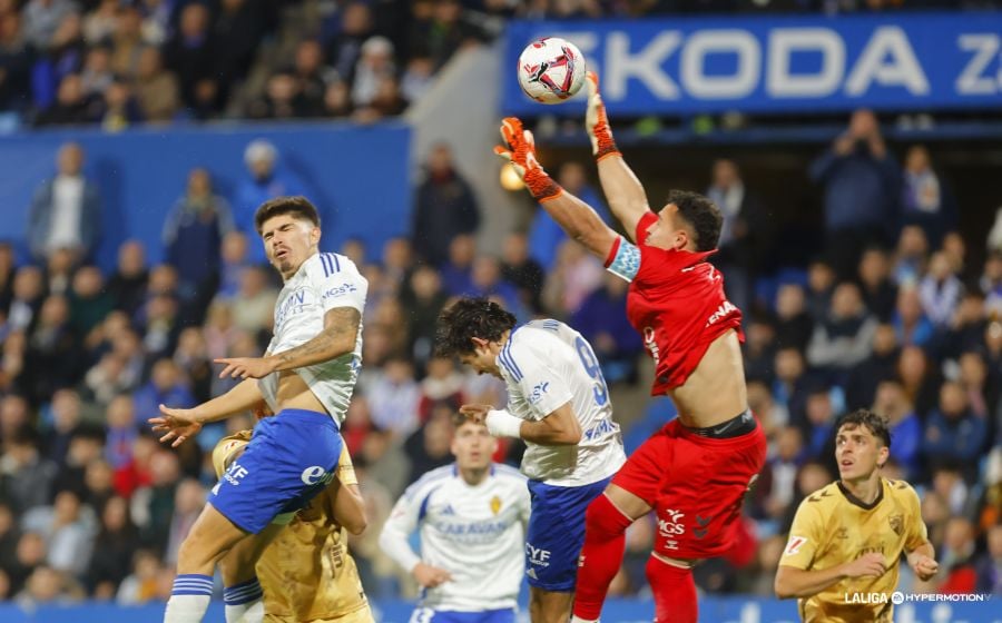 Real Zaragoza, la superioridad solo fue numérica