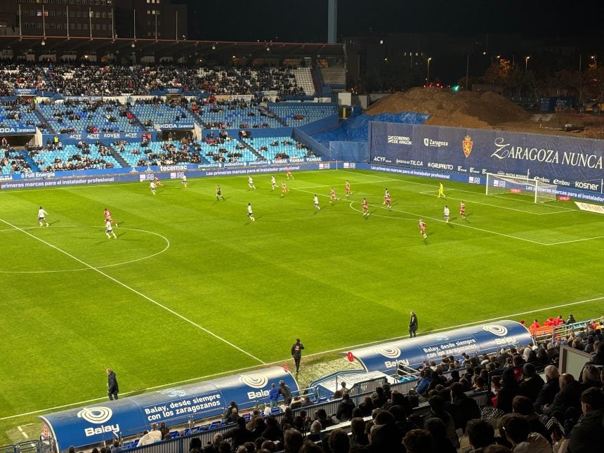 El partido acabó decidiéndose en el punto de penalti | Foto: SportAragón