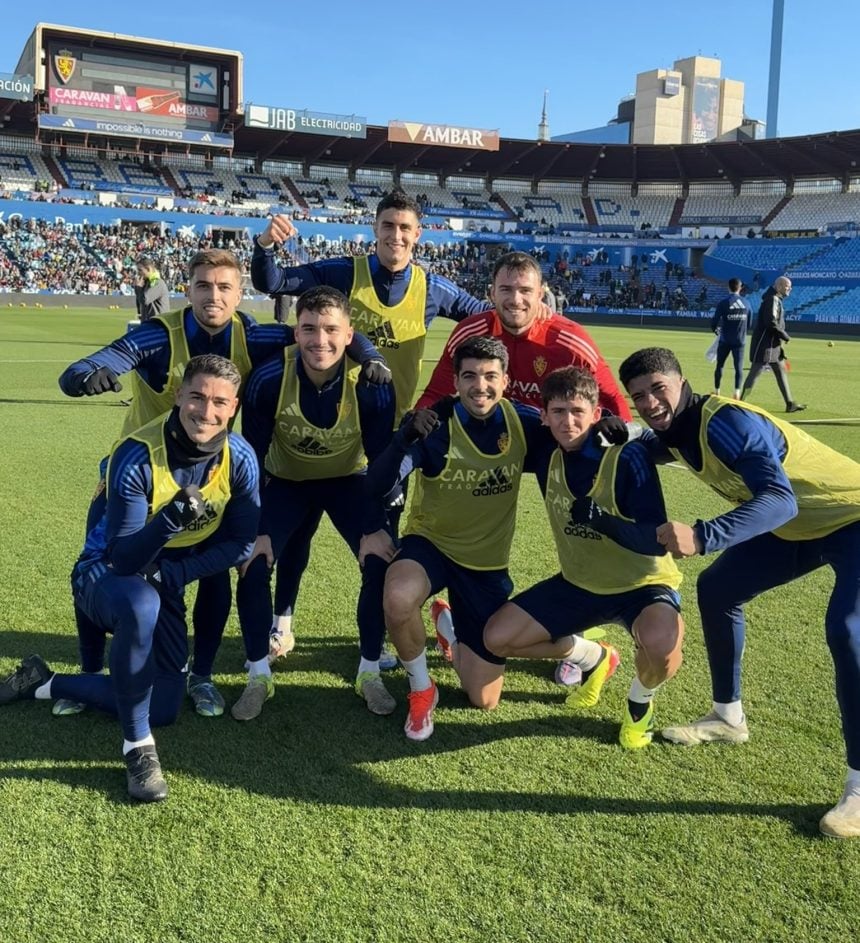 Real Zaragoza entrenamiento de puertas abiertas